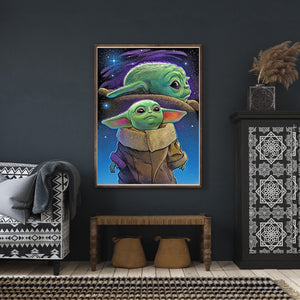 Yoda 50x60cm(canvas) full round drill diamond painting