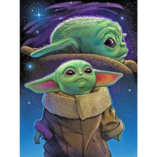 Load image into Gallery viewer, Yoda 50x60cm(canvas) full round drill diamond painting
