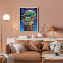 Load image into Gallery viewer, Yoda 50x60cm(canvas) full round drill diamond painting
