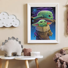 Load image into Gallery viewer, Yoda 50x60cm(canvas) full round drill diamond painting
