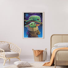 Load image into Gallery viewer, Yoda 50x60cm(canvas) full round drill diamond painting
