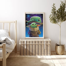 Load image into Gallery viewer, Yoda 50x60cm(canvas) full round drill diamond painting
