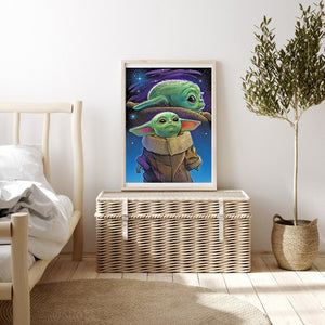 Yoda 50x60cm(canvas) full round drill diamond painting