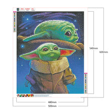 Load image into Gallery viewer, Yoda 50x60cm(canvas) full round drill diamond painting
