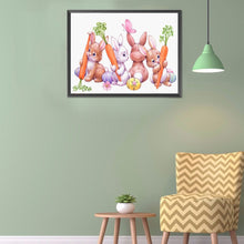 Load image into Gallery viewer, Rabbit 50*40CM(Canvas) Full Round Drill Diamond Painting
