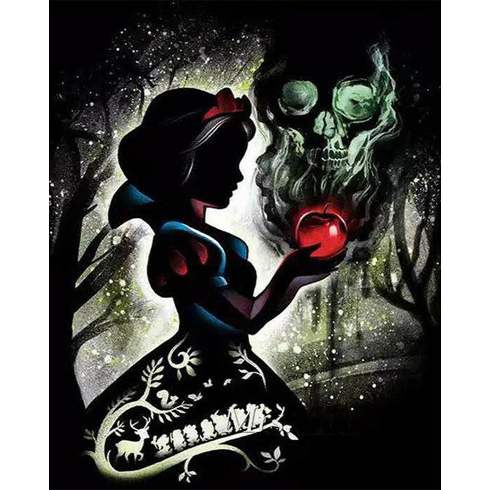 Princess Silhouette 50*60CM(Canvas) Full Square Drill Diamond Painting