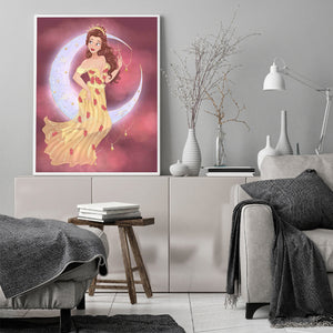 Princess 50*60CM(Canvas) Full Round Drill Diamond Painting