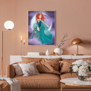 Princess 50*60CM(Canvas) Full Round Drill Diamond Painting