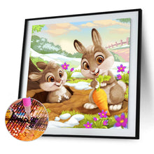 Load image into Gallery viewer, Bunny 50*50CM(Canvas) Full Round Drill Diamond Painting
