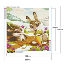 Load image into Gallery viewer, Bunny 50*50CM(Canvas) Full Round Drill Diamond Painting
