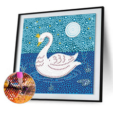 Load image into Gallery viewer, Little Swan 18*18cm(Canvas) Crystal Drill Diamond Painting
