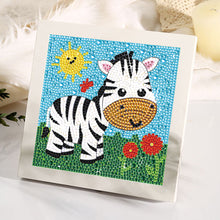 Load image into Gallery viewer, Little Zebra 18*18cm(Canvas) Crystal Drill Diamond Painting
