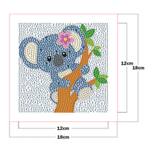 Load image into Gallery viewer, Little Koala 18*18cm(Canvas) Crystal Drill Diamond Painting

