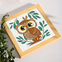 Load image into Gallery viewer, Owl 18*18cm(Canvas) Crystal Drill Diamond Painting
