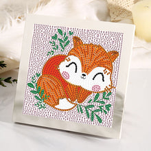 Load image into Gallery viewer, Little Fox 18*18cm(Canvas) Crystal Drill Diamond Painting

