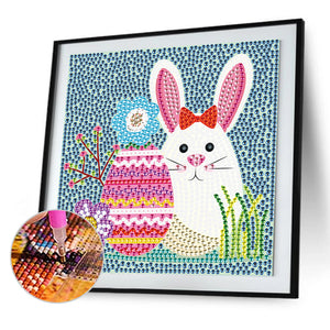 Bunny 18*18cm(Canvas) Crystal Drill Diamond Painting