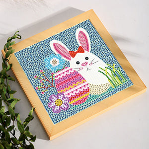 Bunny 18*18cm(Canvas) Crystal Drill Diamond Painting