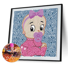 Load image into Gallery viewer, Child 18*18cm(Canvas) Crystal Drill Diamond Painting

