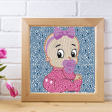 Load image into Gallery viewer, Child 18*18cm(Canvas) Crystal Drill Diamond Painting
