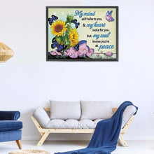 Load image into Gallery viewer, Flower Alphabet 40*30cm(Canvas) Special Shaped Drill Diamond Painting
