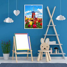 Load image into Gallery viewer, Windmill Tulip 30*40CM(Canvas) Full Round Drill Diamond Painting
