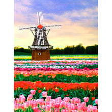 Load image into Gallery viewer, Windmill Tulip 30*40CM(Canvas) Full Round Drill Diamond Painting
