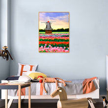 Load image into Gallery viewer, Windmill Tulip 30*40CM(Canvas) Full Round Drill Diamond Painting
