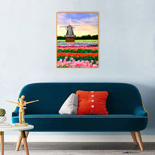 Load image into Gallery viewer, Windmill Tulip 30*40CM(Canvas) Full Round Drill Diamond Painting
