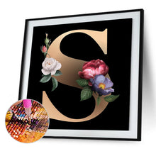 Load image into Gallery viewer, Flower Alphabet 45*45CM(Canvas) Full Square Drill Diamond Painting
