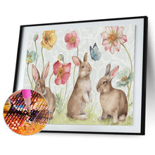 Load image into Gallery viewer, Rabbit And Flower 50*40cm Painting By Numbers
