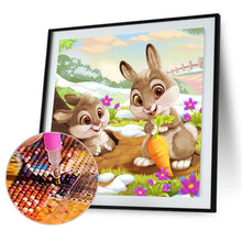 Load image into Gallery viewer, Rabbit 40*40CM(Canvas) Full Round Drill Diamond Painting
