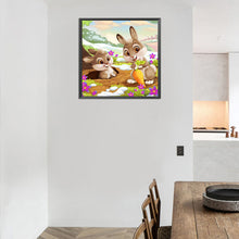 Load image into Gallery viewer, Rabbit 40*40CM(Canvas) Full Round Drill Diamond Painting
