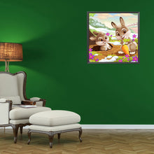 Load image into Gallery viewer, Rabbit 40*40CM(Canvas) Full Round Drill Diamond Painting
