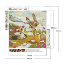 Load image into Gallery viewer, Rabbit 40*40CM(Canvas) Full Round Drill Diamond Painting
