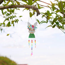 Load image into Gallery viewer, DIY Diamond Painting Light Catcher Hanging Crystal Wind Chime (Rabbit)
