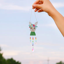 Load image into Gallery viewer, DIY Diamond Painting Light Catcher Hanging Crystal Wind Chime (Rabbit)
