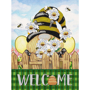 Bee Goblin 30*40cm(Canvas) Special Shaped Drill Diamond Painting