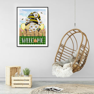 Bee Goblin 30*40cm(Canvas) Special Shaped Drill Diamond Painting