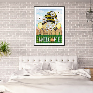 Bee Goblin 30*40cm(Canvas) Special Shaped Drill Diamond Painting