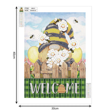 Load image into Gallery viewer, Bee Goblin 30*40cm(Canvas) Special Shaped Drill Diamond Painting
