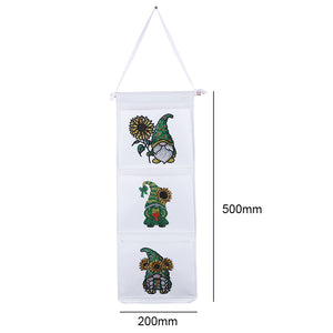 Goblin 20*50cm Wall Hanging Storage Bag DIY Gnome Diamond Painting Home Organizer