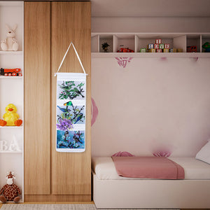 Bird 20*50cm Wall Hanging Storage Bag DIY Gnome Diamond Painting Home Organizer