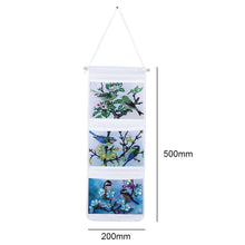 Load image into Gallery viewer, Bird 20*50cm Wall Hanging Storage Bag DIY Gnome Diamond Painting Home Organizer
