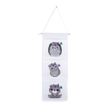 Load image into Gallery viewer, Owl 20*50cm Wall Hanging Storage Bag DIY Gnome Diamond Painting Home Organizer
