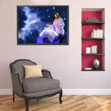 Load image into Gallery viewer, Jesus Universe Starry Sky 40*30CM £¨canvans) Full Round Drill Diamond Painting
