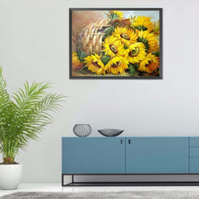 Load image into Gallery viewer, Sunflower 40*30CM £¨canvans) Full Round Drill Diamond Painting
