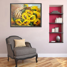 Load image into Gallery viewer, Sunflower 40*30CM £¨canvans) Full Round Drill Diamond Painting
