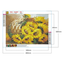 Load image into Gallery viewer, Sunflower 40*30CM £¨canvans) Full Round Drill Diamond Painting
