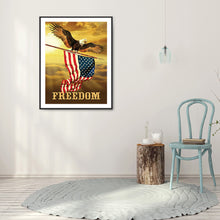 Load image into Gallery viewer, Independence Day Eagle Banner 30*40CM £¨canvans) Full Round Drill Diamond Painting
