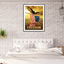 Load image into Gallery viewer, Independence Day Eagle Banner 30*40CM £¨canvans) Full Round Drill Diamond Painting
